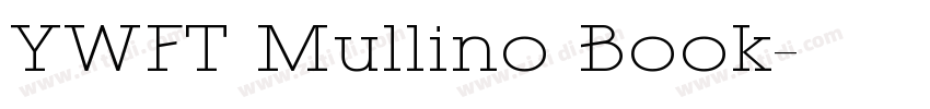 YWFT Mullino Book字体转换